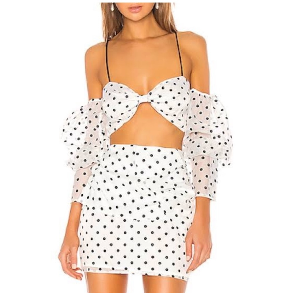 Privacy Please Polka Dot Skirt